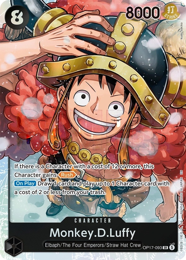 Monkey.D.Luffy OP17-093 One Piece card