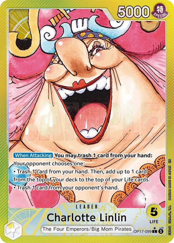 Charlotte Linlin (099) (Alternate Art) One Piece card
