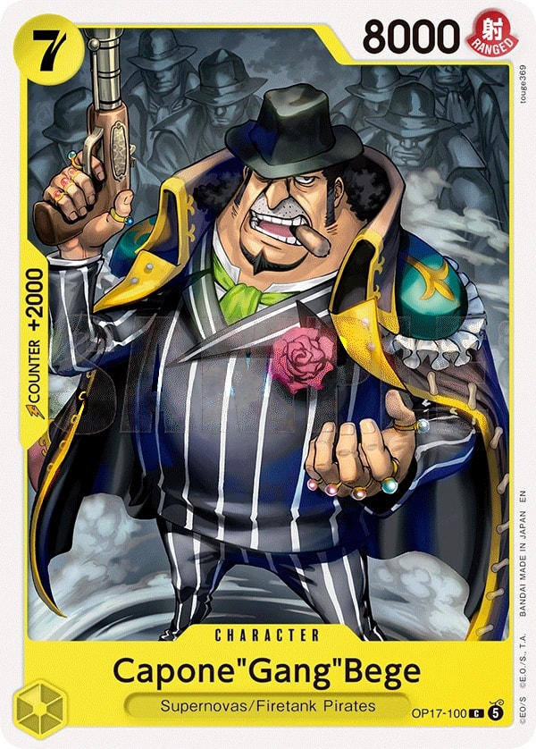Capone"Gang"Bege OP17-100 One Piece card