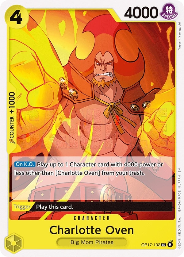Charlotte Oven OP17-102 One Piece card