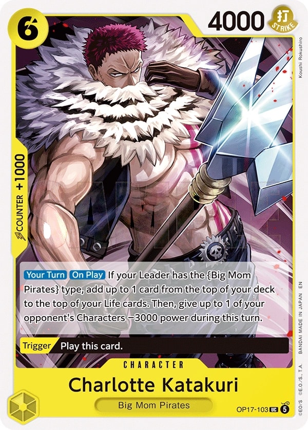 Charlotte Katakuri OP17-103 One Piece card