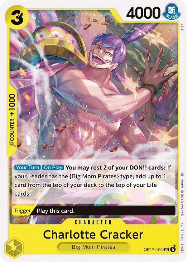 Charlotte Cracker OP17-104 One Piece card