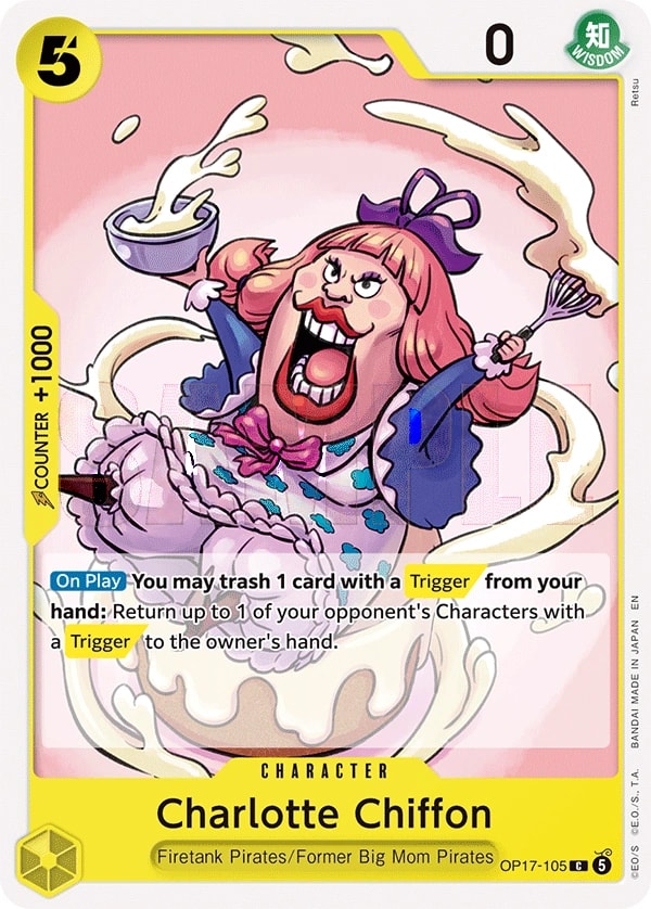 Charlotte Chiffon OP17-105 One Piece card