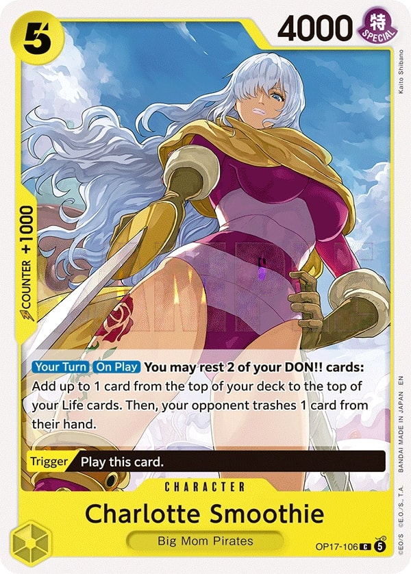 Charlotte Smoothie OP17-106 One Piece card