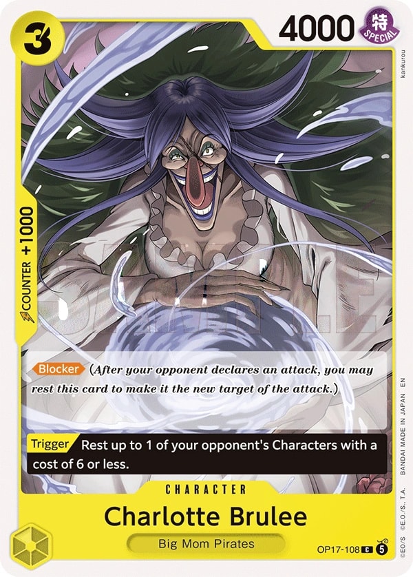 Charlotte Brulee OP17-108 One Piece card