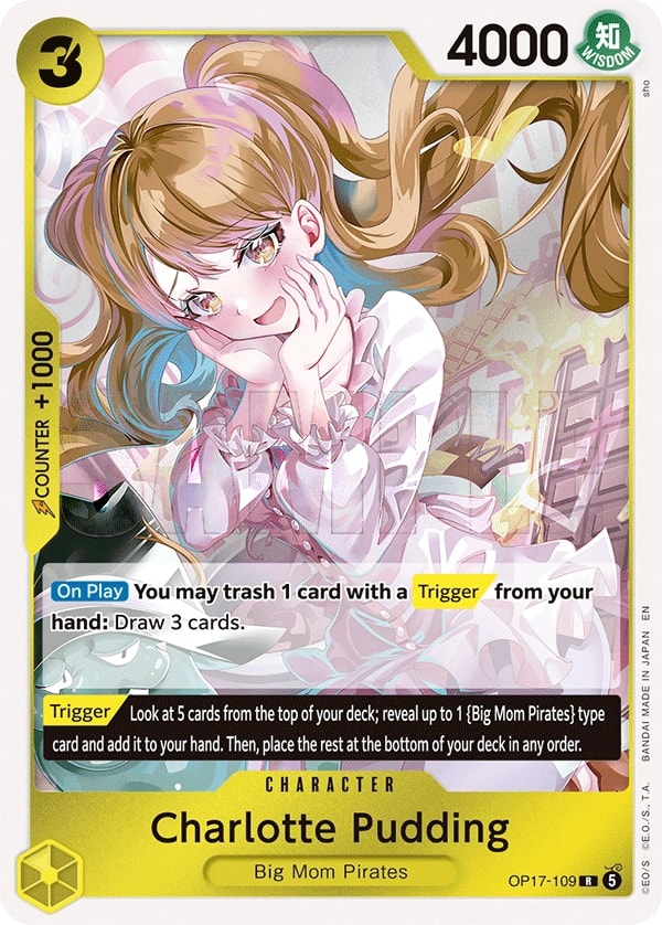 Charlotte Pudding OP17-109 One Piece card