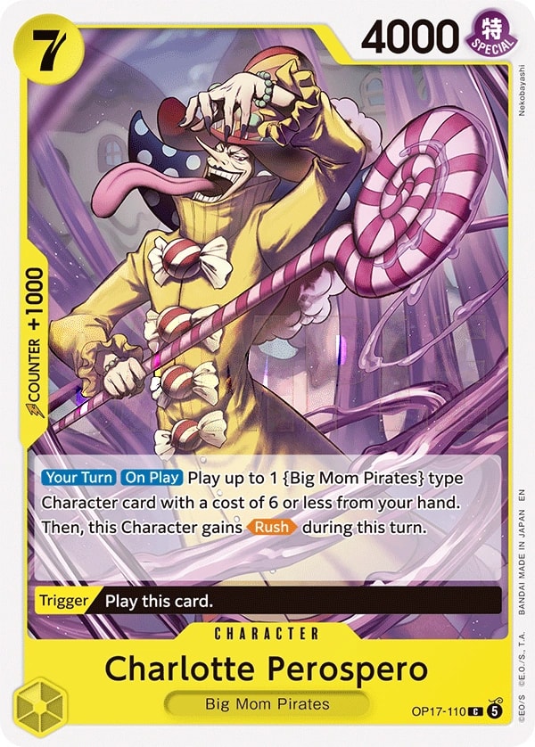 Charlotte Perospero OP17-110 One Piece card