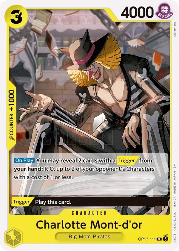 Charlotte Mont-d'or OP17-111 One Piece card