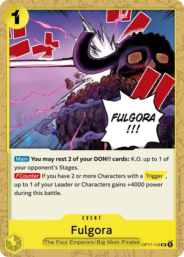 Fulgora OP17-116 One Piece card