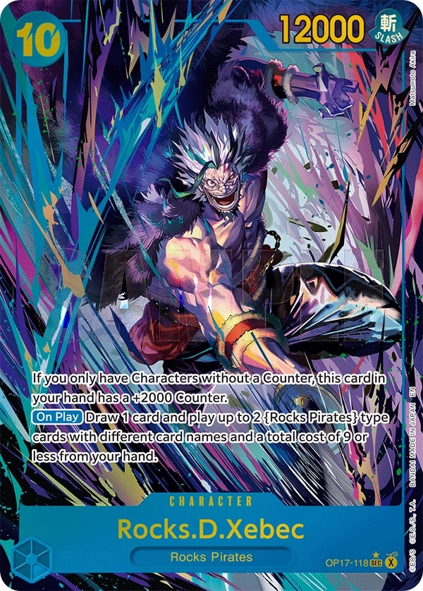 Rocks.D.Xebec (118) (Alternate Art) One Piece card