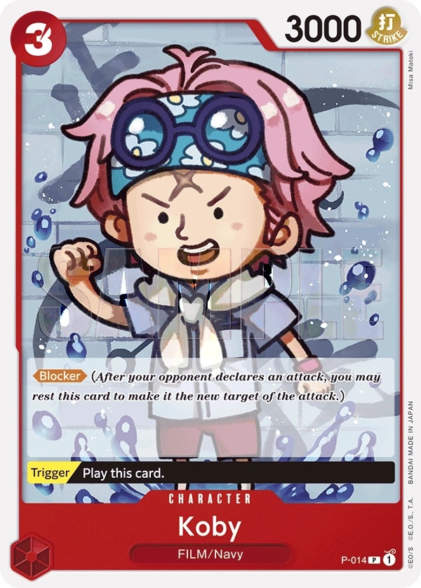 Koby (014) (Reprint) One Piece card