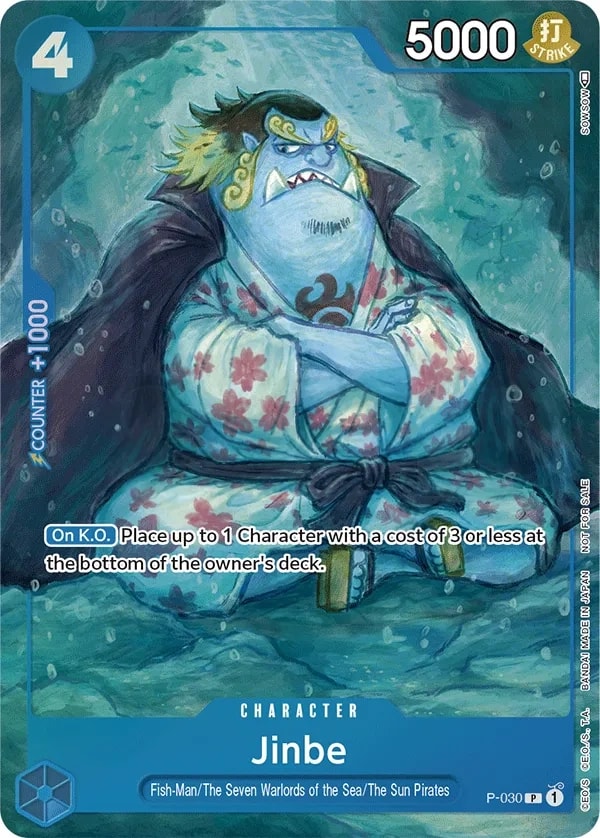Jinbe P-030 One Piece card