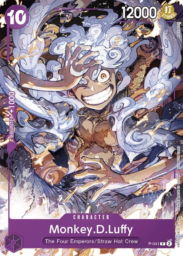 Monkey.D.Luffy P-041 One Piece card