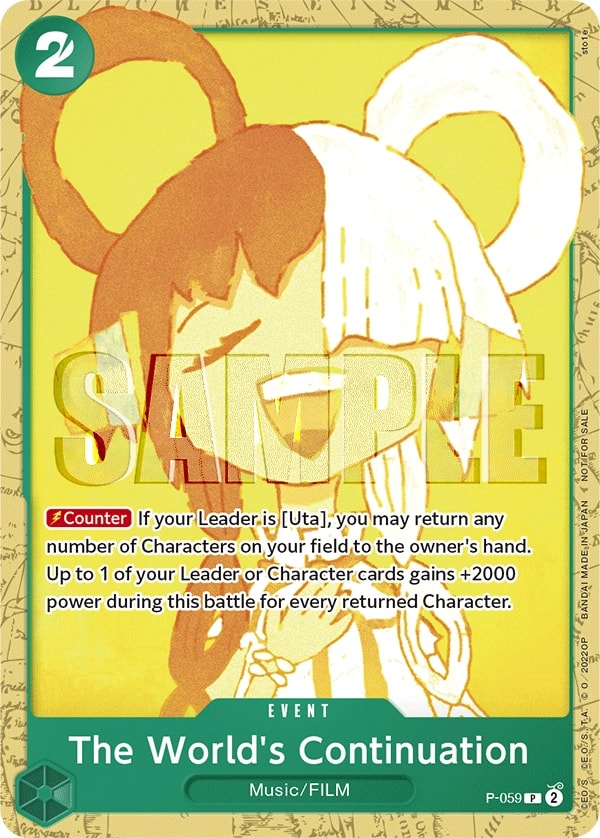 The World's Continuation P-059 One Piece card