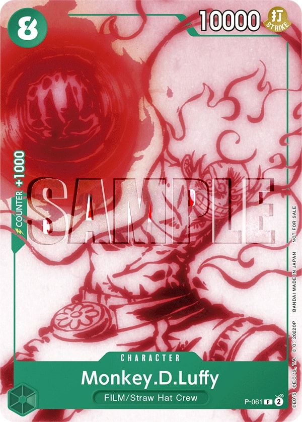 Monkey.D.Luffy P-061 One Piece card