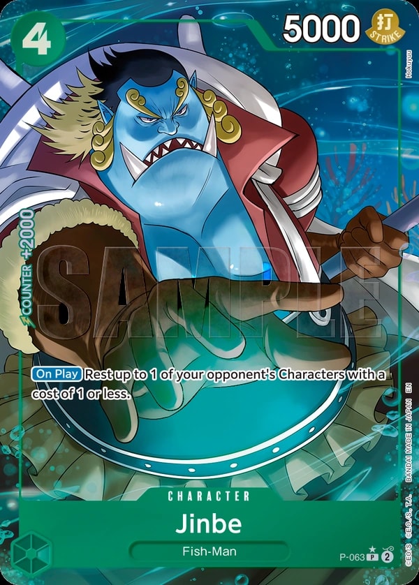 Jinbe - P-063 P-063 One Piece card