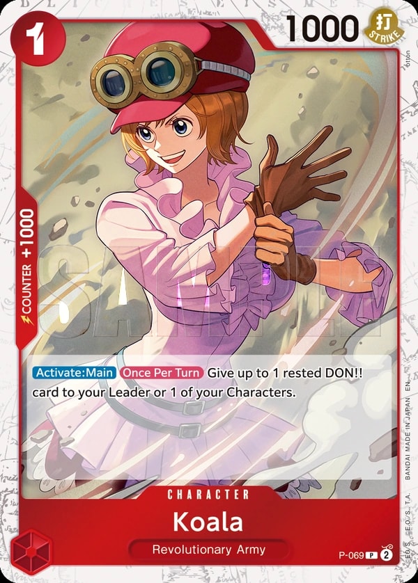 Koala P-069 One Piece card