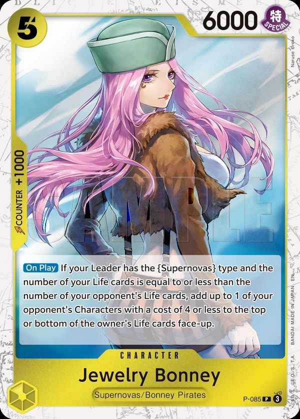 Jewelry Bonney - P-085 P-085 One Piece card