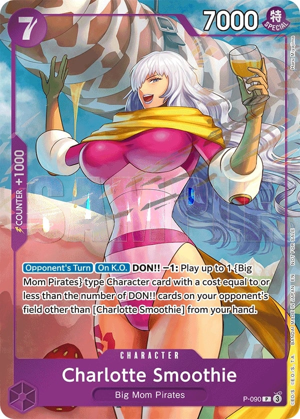 Charlotte Smoothie P-090 One Piece card