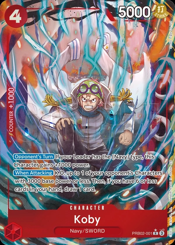 Koby (001) (Alternate Art) One Piece card