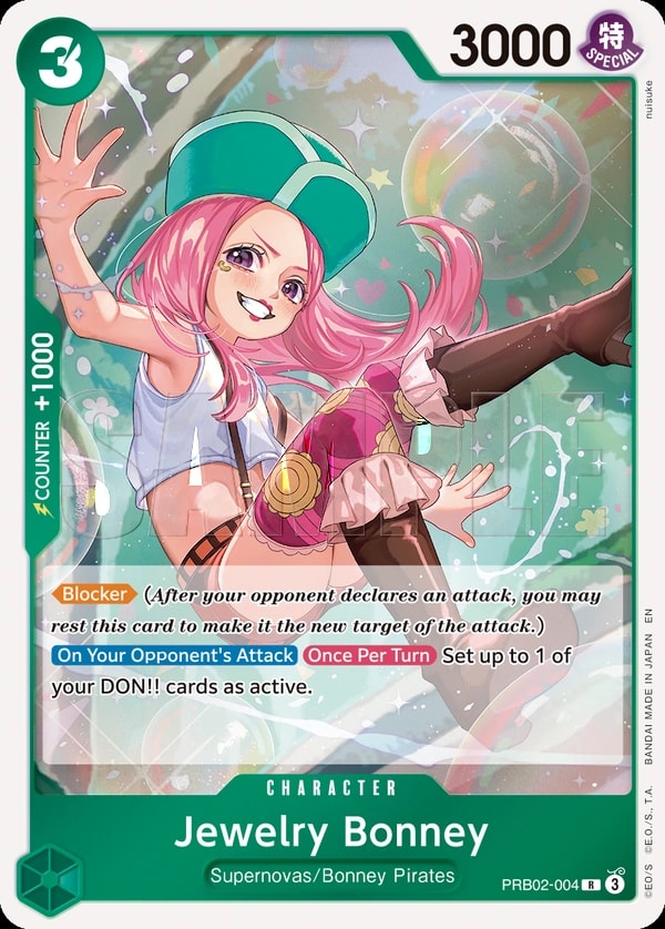 Jewelry Bonney -PRB02-004 (PRB02-004) — Rare One Piece card