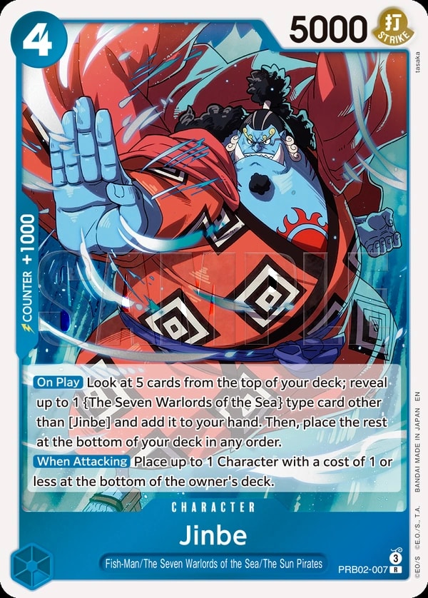Jinbe - PRB02-007 (PRB02-007) — Rare One Piece card