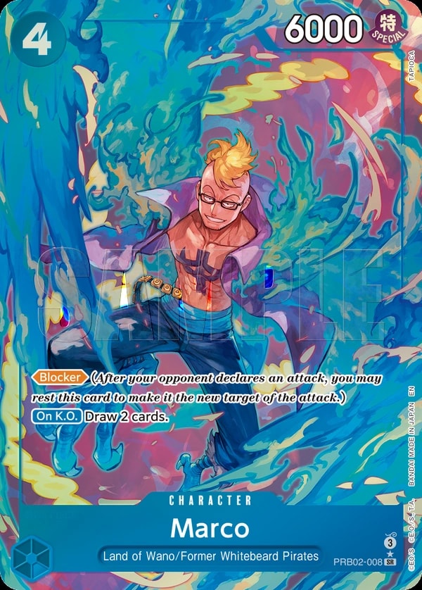 Marco (008) (Alternate Art) One Piece card
