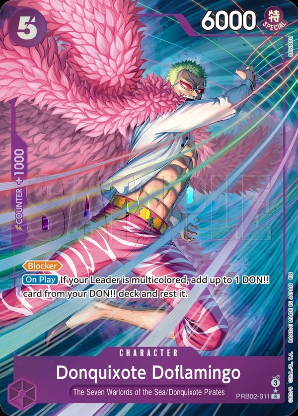 Donquixote Doflamingo (011) (Alternate Art) One Piece card