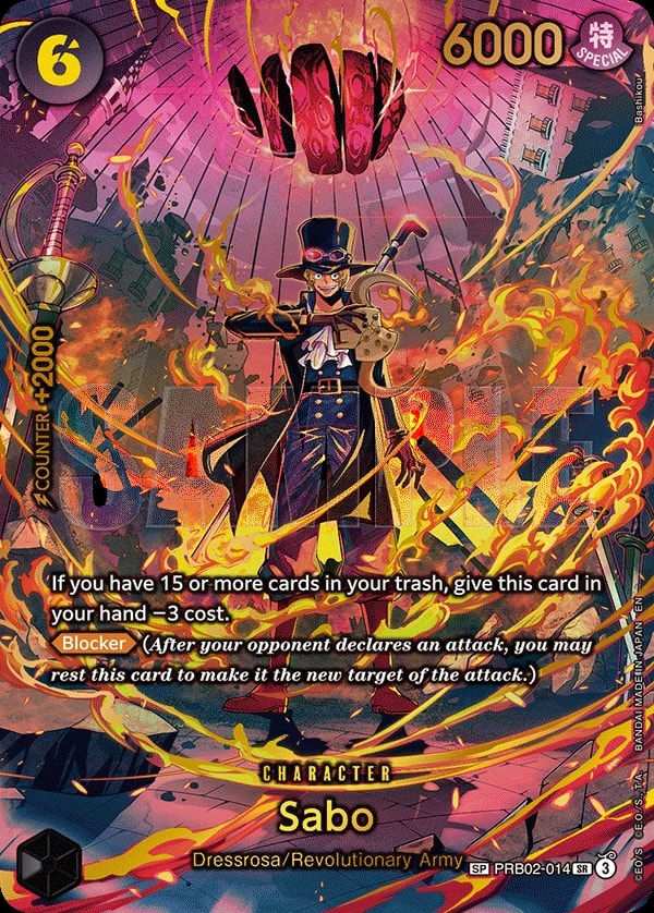 Sabo - PRB02-014 (014) (PRB02-014) One Piece card