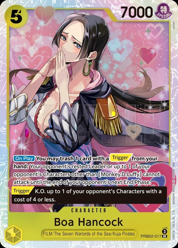 Boa Hancock PRB02-017 One Piece card