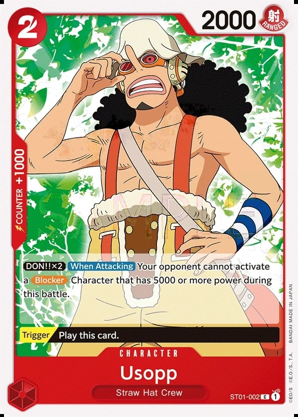 Usopp (ST01-002) — Common One Piece card