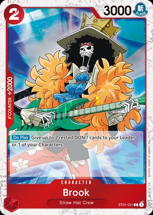 Brook - ST01-011 (ST01-011) — Common One Piece card