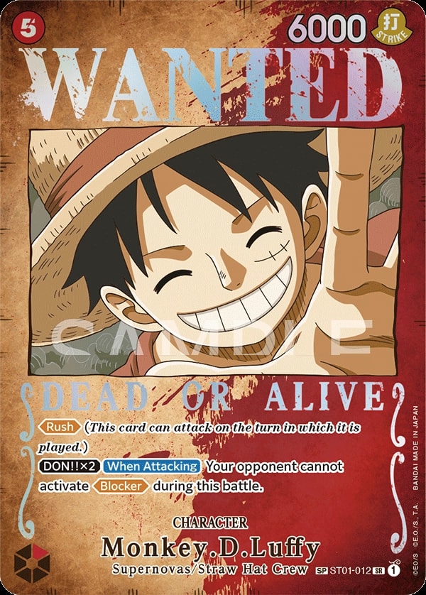 Starter Deck ST01 card list