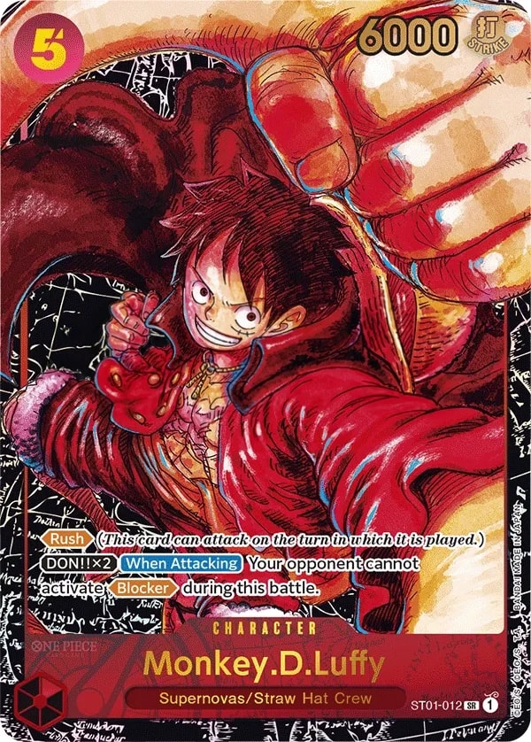 Monkey.D.Luffy (012) (Alternate Art) One Piece card