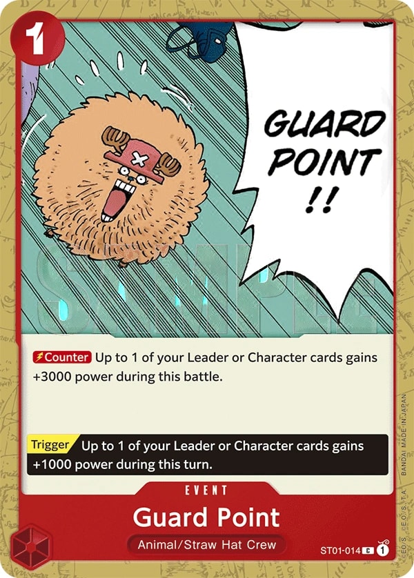 Guard Point (014) One Piece card