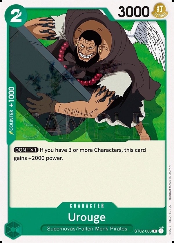 Urouge (ST02-003) — Common One Piece card