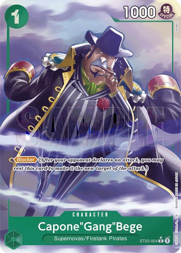 Capone"Gang"Bege (004) (ST02-004) One Piece card