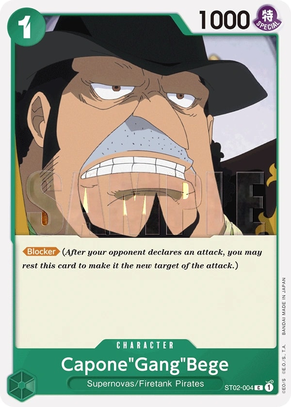 Capone"Gang"Bege (004) One Piece card