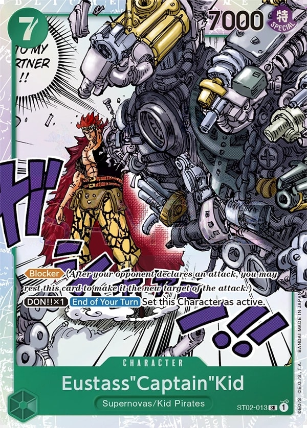 Eustass"Captain"Kid ST02-013 One Piece card