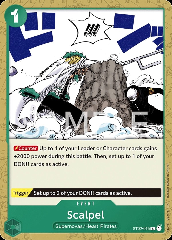 Scalpel ST02-015 One Piece card