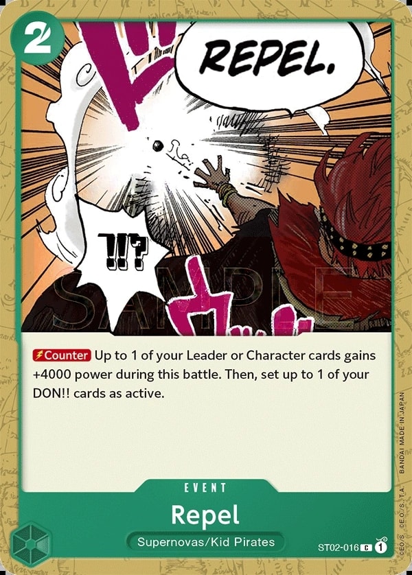 Repel ST02-016 One Piece card