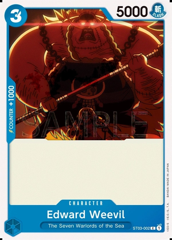 Edward Weevil (ST03-002) — Common One Piece card
