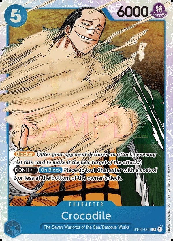 Crocodile ST03-003 One Piece card