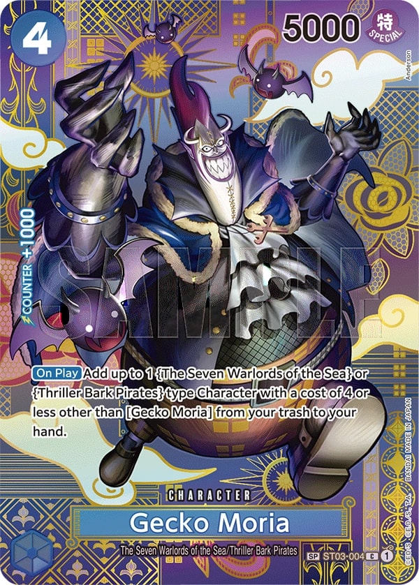Gecko Moria (ST03-004) — Common One Piece card