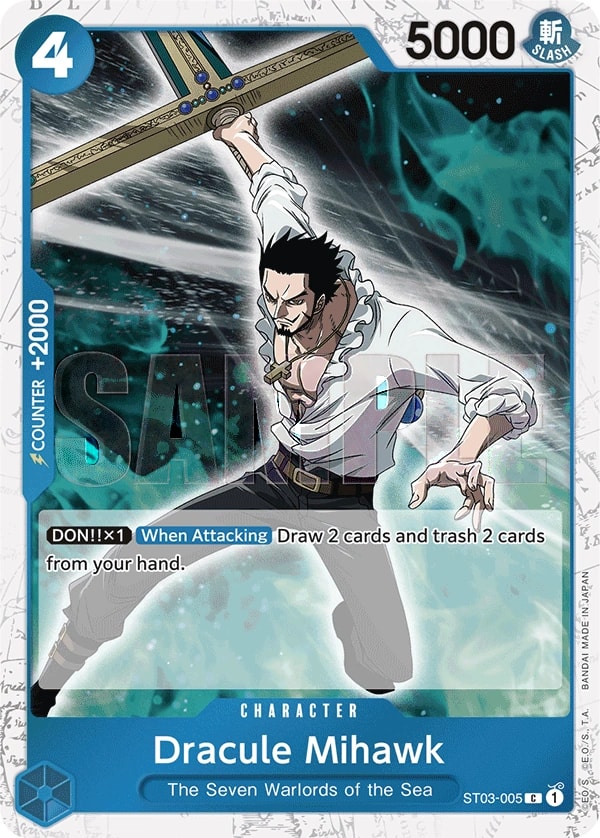 Dracule Mihawk (ST03-005) — Common One Piece card