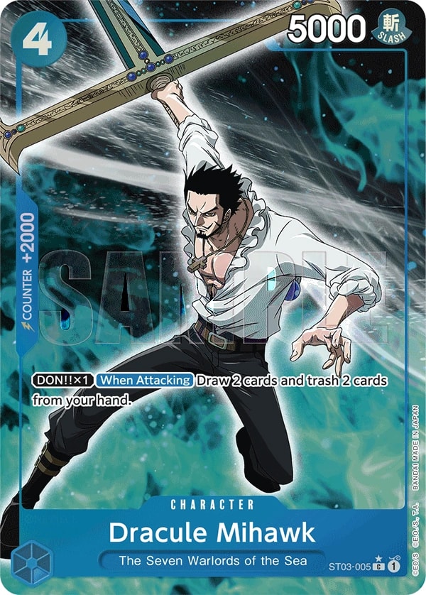 Dracule Mihawk (005) (ST03-005) One Piece card