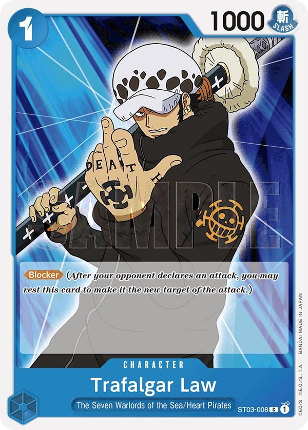Trafalgar Law (008) One Piece card