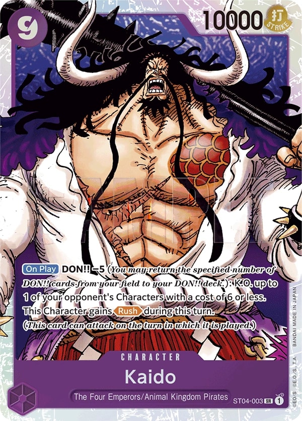 Kaido (003) One Piece card
