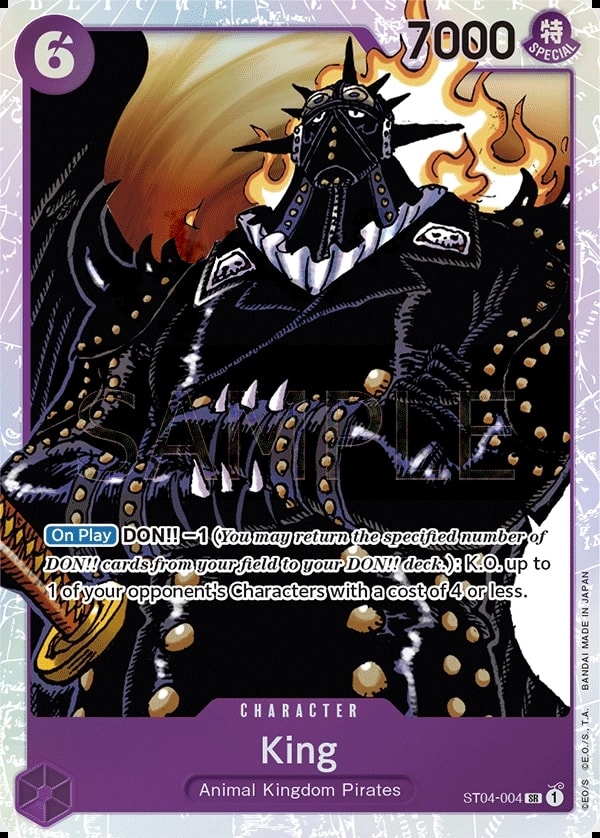 King ST04-004 One Piece card