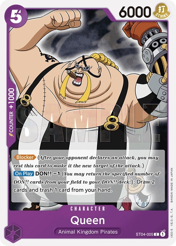 Queen (005) One Piece card